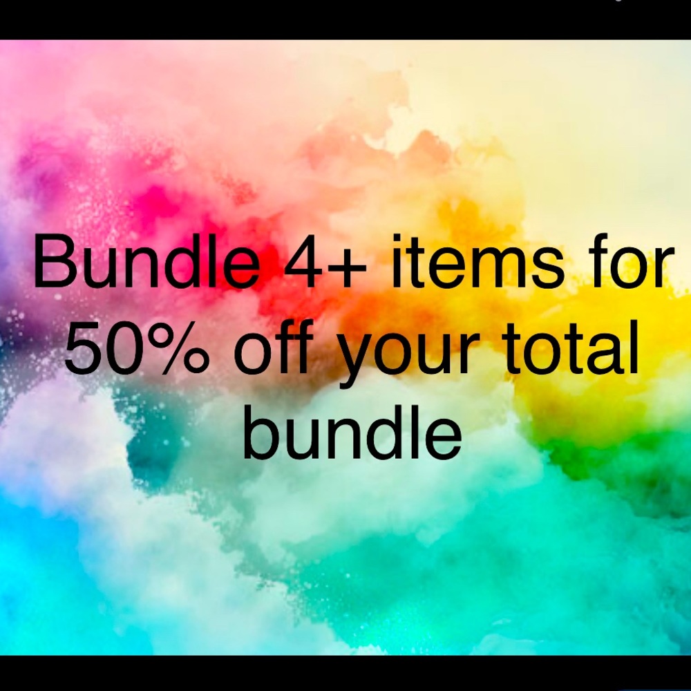 50% off Bundles ❤️🎉💝